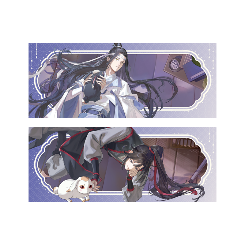 MDZS丨Magic Road Patriarch Animation Official Genuine Xian Ting Xi Rabbit Series Badge Laser Ticket Pendant Wei Wuxian Lan Forget Machine