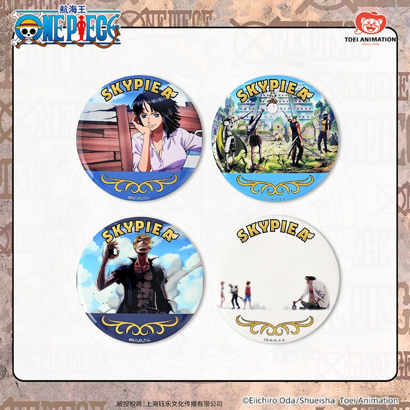 One Piece丨25th Anniversary Limited Chapter Series Badge (Baji) Blind Box