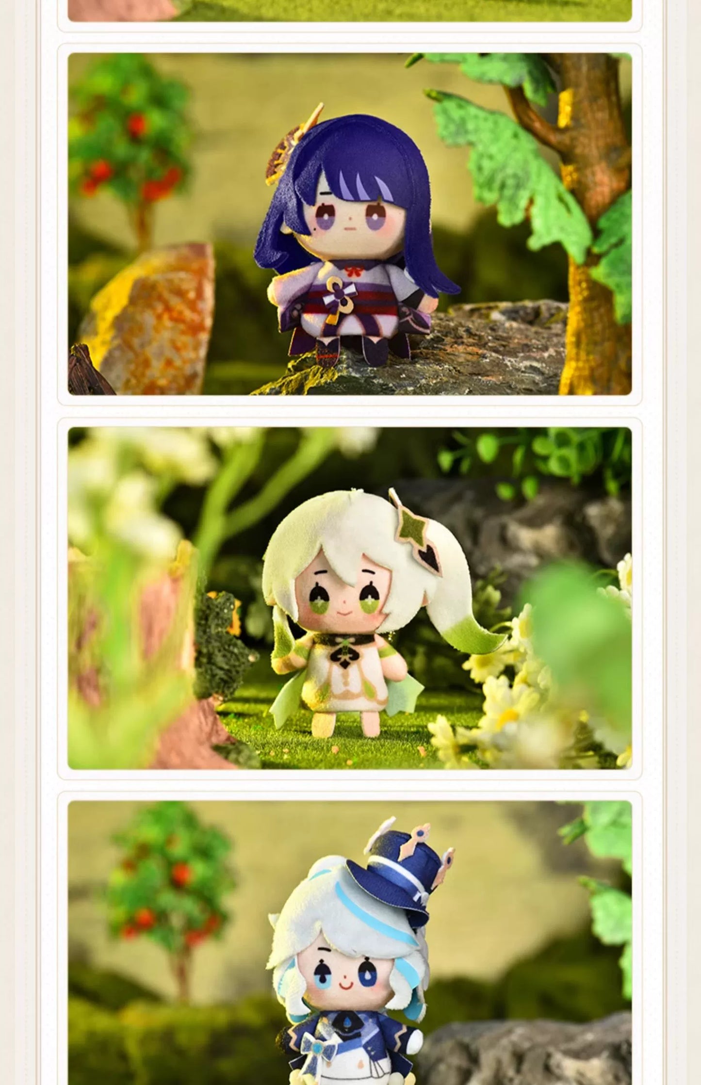 Genshin Impact丨Genshin Theme Series Plush Finger Puppet Keychain