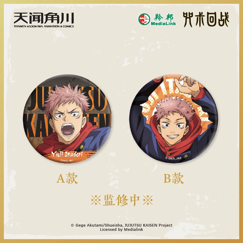 JJK丨Tinplate badge five Wufu Heihui