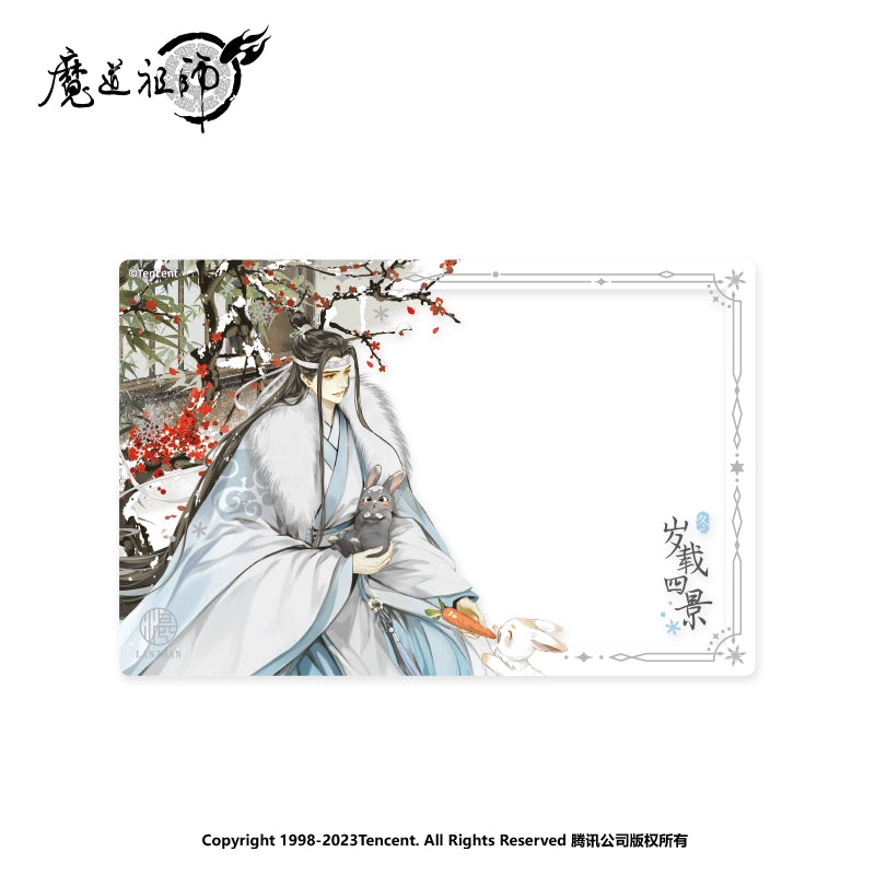 MDZS丨Genuine Nanmanshe, "Four Scenes of the Year" around the Founder of the Magic Dao Animation, winter, standing brand badge tassel pendant