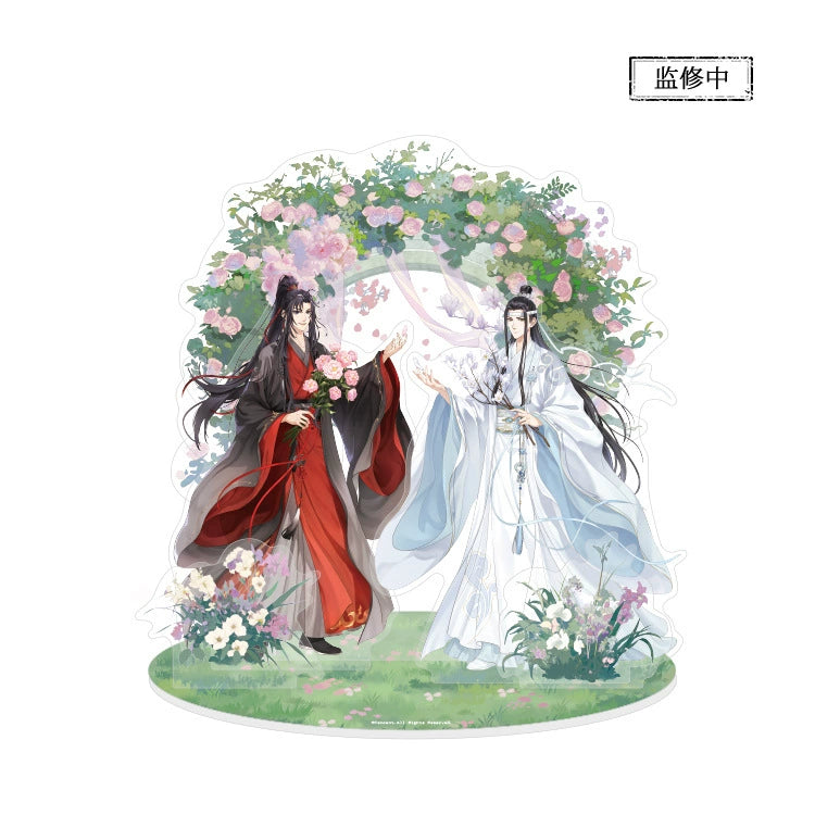 MDZS丨Official Genuine Magic Dao Patriarch Animation Peripheral Standing Brand Wei Wuxian Lan Forget Machine Qin Se and Yun Xiaohan Ornament in stock