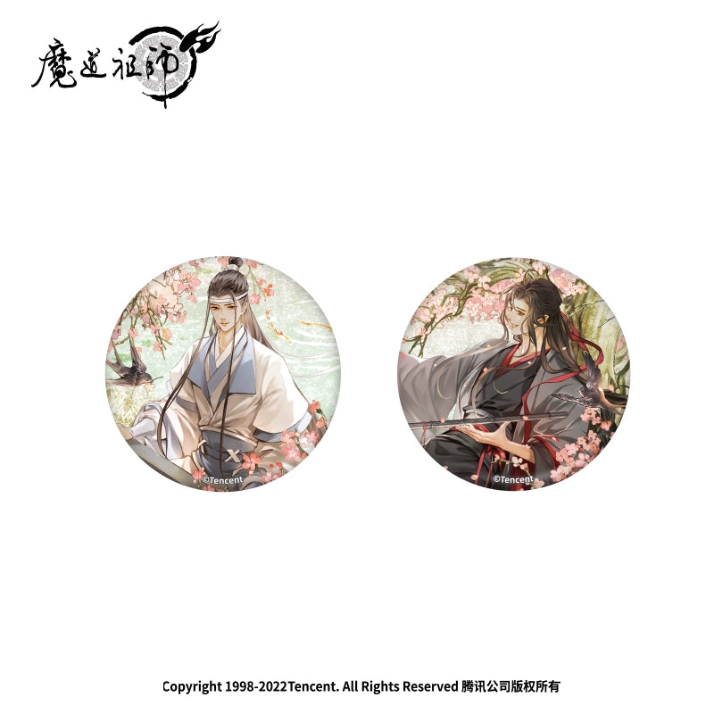 MDZS丨Official Genuine Magic Road Patriarch Peripheral Standing Brand Badge Quicksand Ornament Pendant "Four Scenes of the Year" Spring Series
