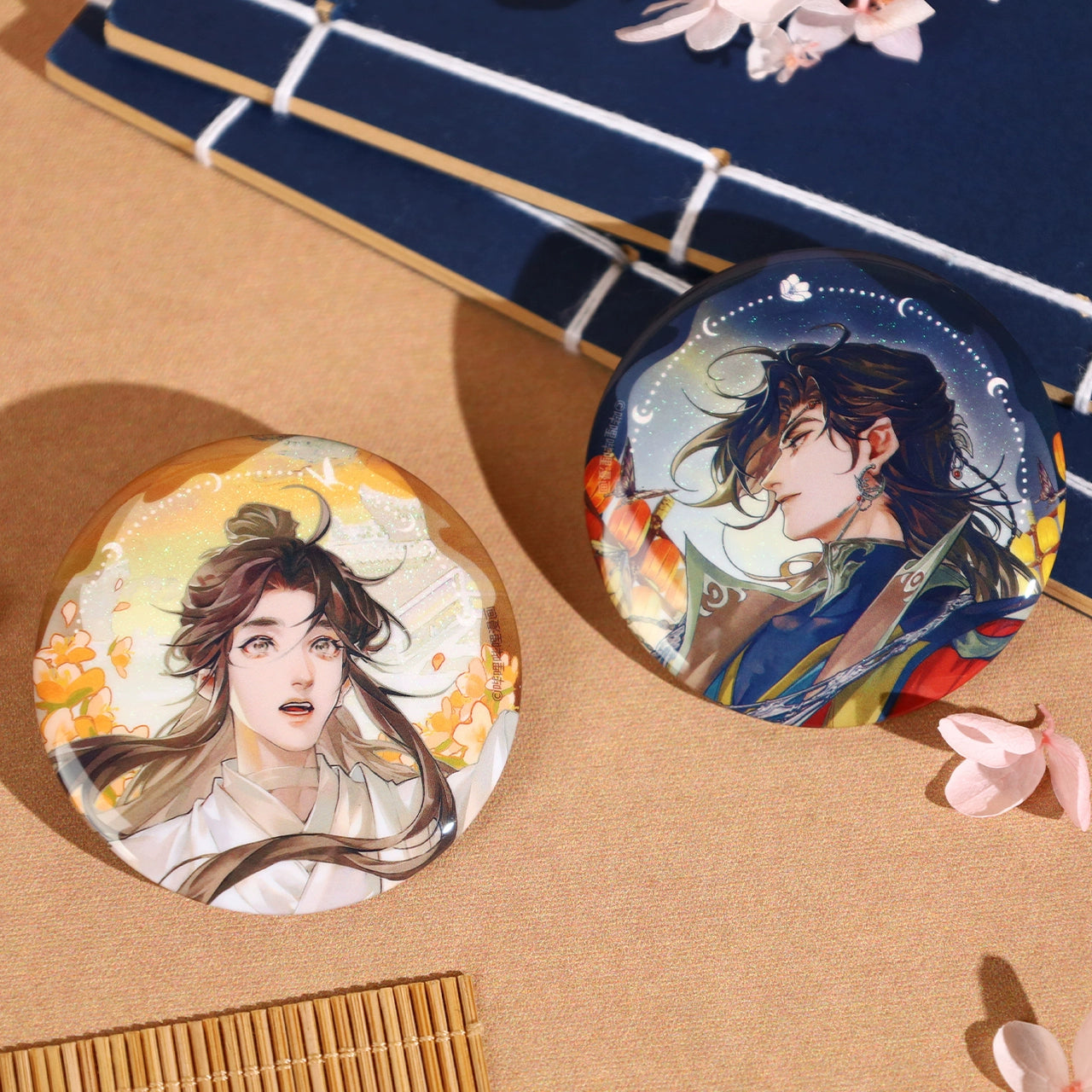 Genuine Heavenly Official Blessing 丨the Surrounding Bar, Haow, Cloud and Moon Series, Xie Lian Huacheng Badge