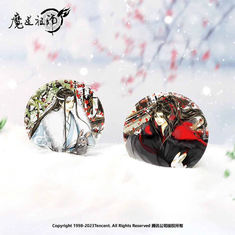 MDZS丨Genuine Nanmanshe, "Four Scenes of the Year" around the Founder of the Magic Dao Animation, winter, standing brand badge tassel pendant