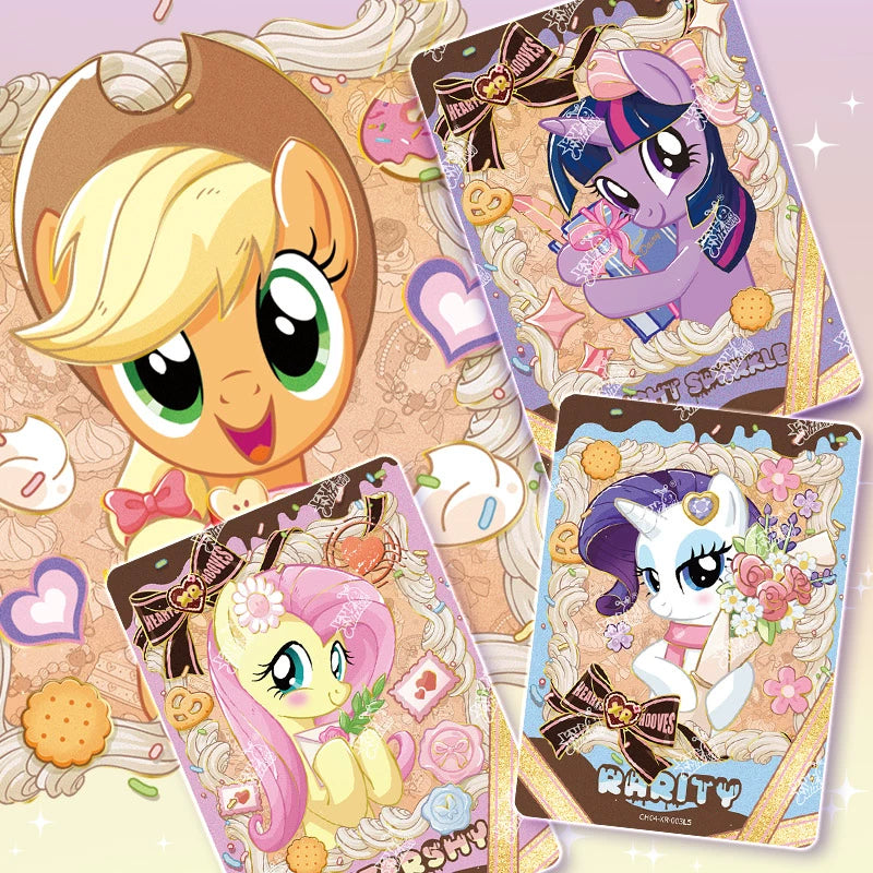 My Little Pony Cards|A Whole Box of Rainbow 4, Huiyue 8, Fun Shadow Packs, Official Authentic Card Album and Cards