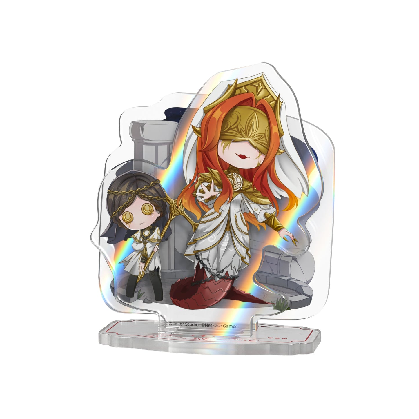 Identity V丨 Frozen Time Q-version Standing Card Initial Edition - Dream Witch Style Wax Artist Desktop Decoration Badge