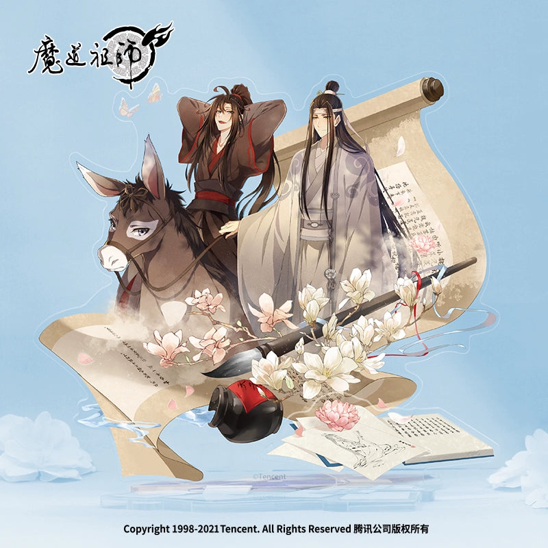MDZS丨Official Genuine Magic Dao Patriarch Animation Peripheral Standing Brand Wei Wuxian Lan Forget Machine Qin Se and Yun Xiaohan Ornament in stock