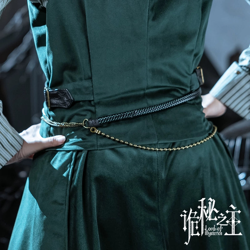 LOTM丨Waist Chain Amon Series Leather & Metal Bead Belt