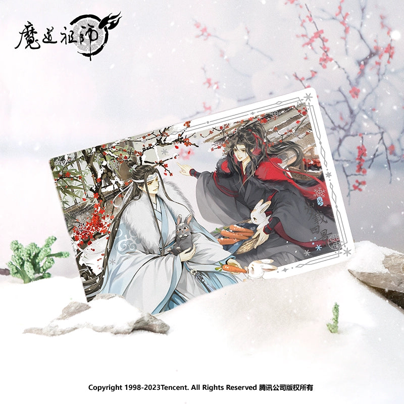 MDZS丨Genuine Nanmanshe, "Four Scenes of the Year" around the Founder of the Magic Dao Animation, winter, standing brand badge tassel pendant