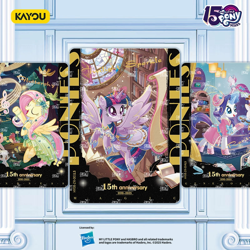 My Little Pony cards|a whole box of Huiyue ZR cards, Fun Shadow Pack, Rainbow 4, genuine card album and cards