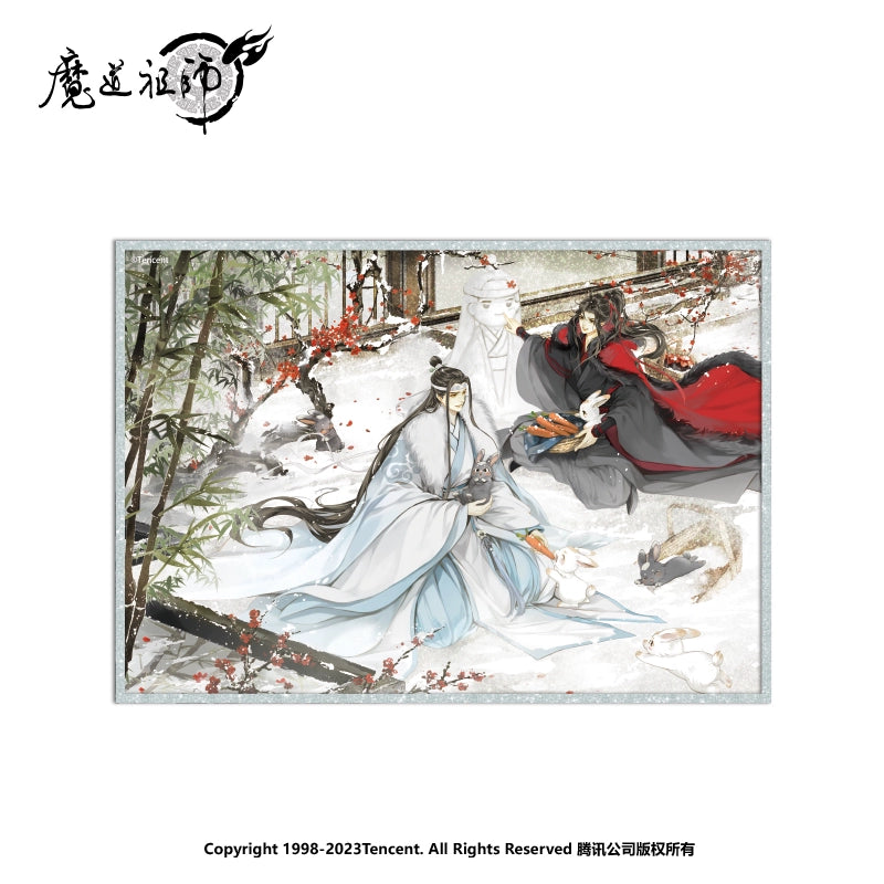MDZS丨Genuine Nanmanshe, "Four Scenes of the Year" around the Founder of the Magic Dao Animation, winter, standing brand badge tassel pendant