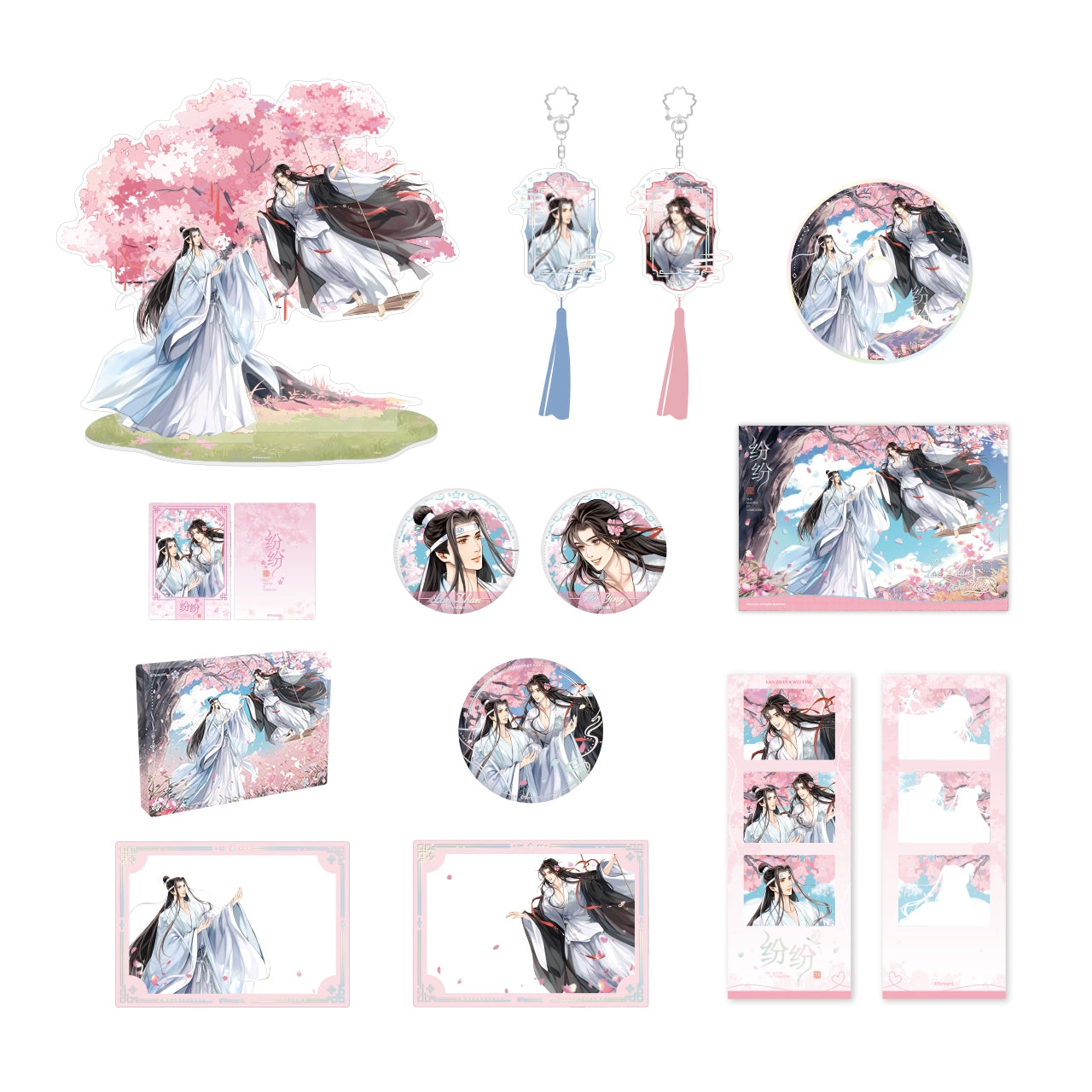 MDZS丨The genuine version of Nanman Club, the periphery of Magic Dao Patriarch Animation, one after another series, standing badges, transparent cards