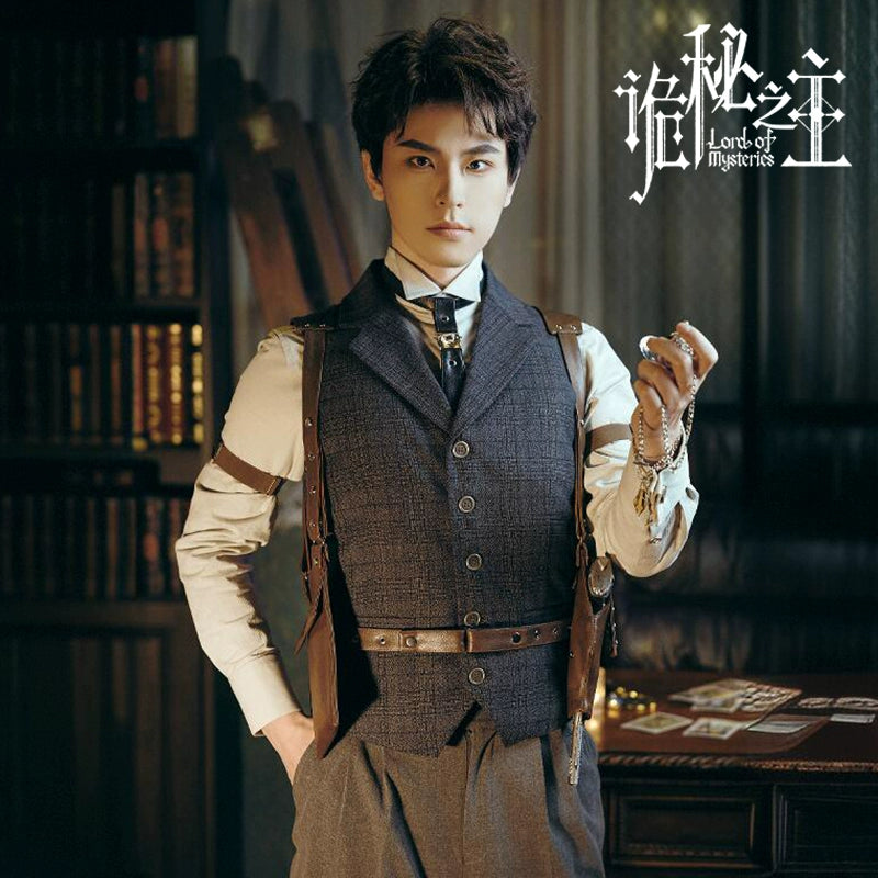 LOTM丨Leather Tie Klein Series Steampunk Tie