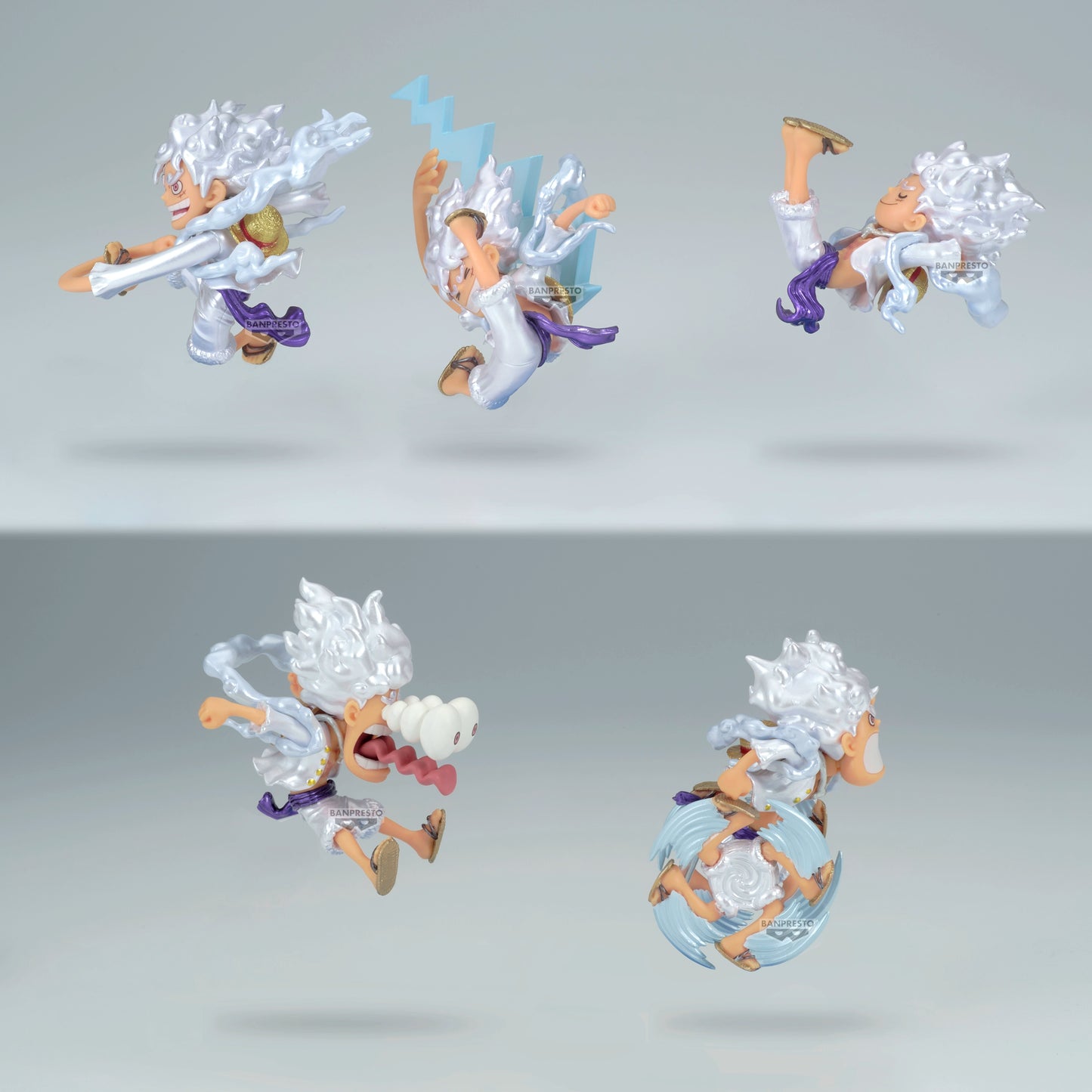 OnePiece丨WCF Nika Luffy Gear Fifth Luffy Electroplated Prize Figure