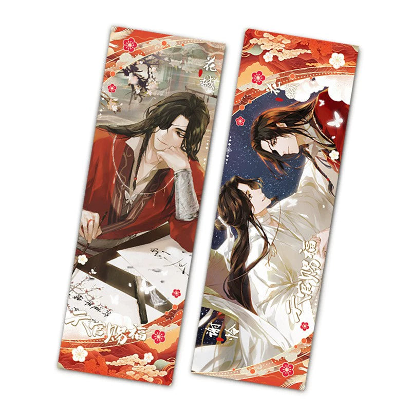 Heavenly Official Blessing 丨Reverse Laser Ticket Flower City Xie Lianlii Painting Weimei UV High Flash Booksign Gift Card Around the Same Person