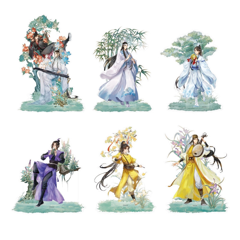 MDZS丨The genuine version of Nanmanshe, the founder of the magic way animation, Wei Wuxian Lan forget machine Lin Lu Wenge series of standing brand ornaments