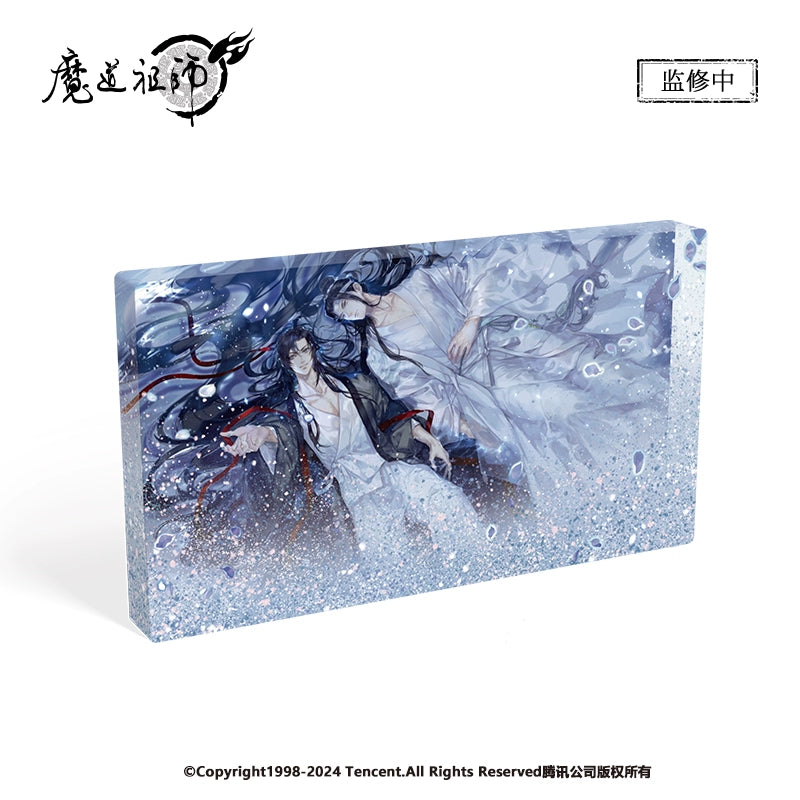 MDZS丨Nan Manshe Genuine, Magic Dao Patriarch Animation Peripheral Qingmeng Galaxy & Lotus Pond Rest Series Badge Ornament Color Paper