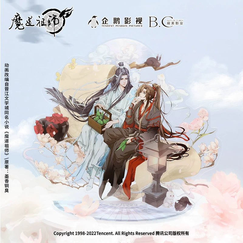 MDZS丨Official Genuine Magic Dao Patriarch Animation Peripheral Standing Brand Wei Wuxian Lan Forget Machine Qin Se and Yun Xiaohan Ornament in stock