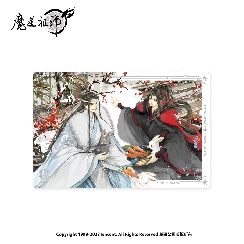 MDZS丨Genuine Nanmanshe, "Four Scenes of the Year" around the Founder of the Magic Dao Animation, winter, standing brand badge tassel pendant