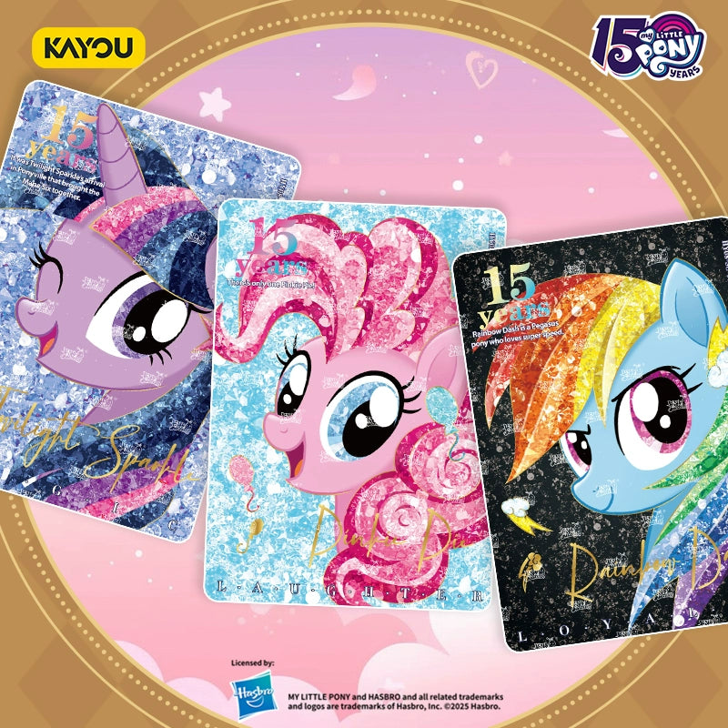 My Little Pony cards|a whole box of Huiyue ZR cards, Fun Shadow Pack, Rainbow 4, genuine card album and cards
