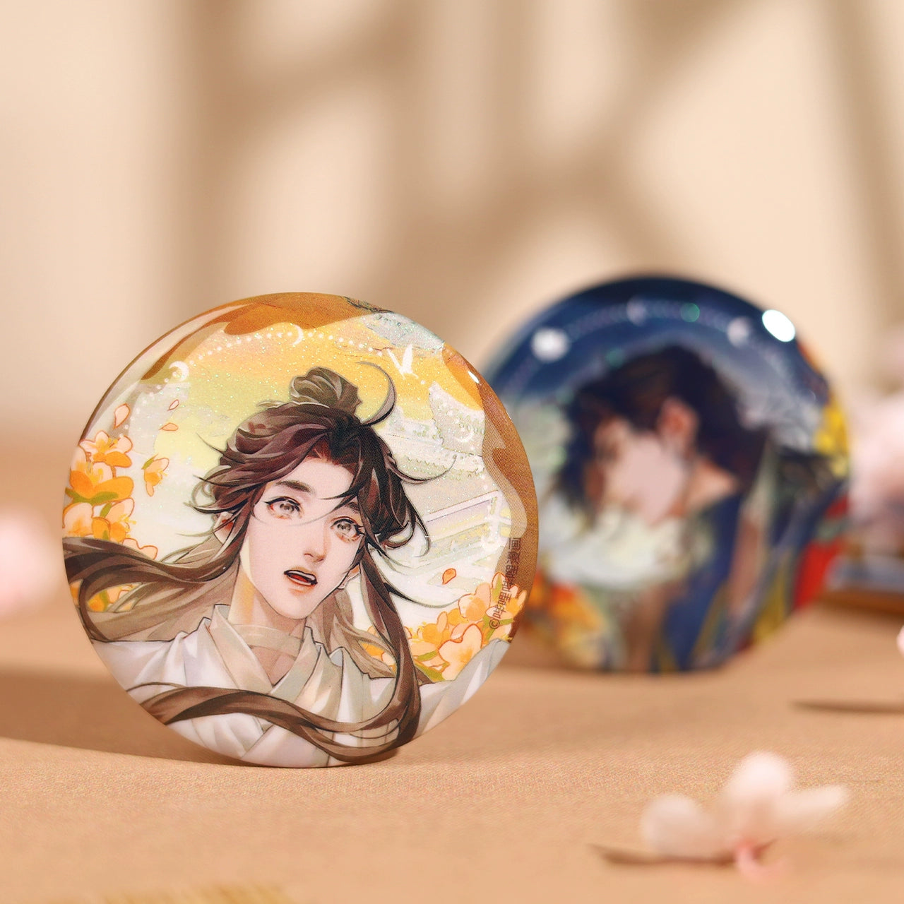 Genuine Heavenly Official Blessing 丨the Surrounding Bar, Haow, Cloud and Moon Series, Xie Lian Huacheng Badge