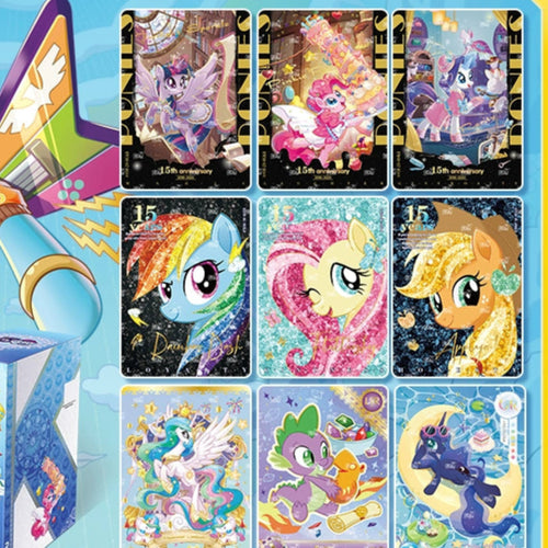 My Little Pony cards|a whole box of Huiyue ZR cards, Fun Shadow Pack, Rainbow 4, genuine card album and cards