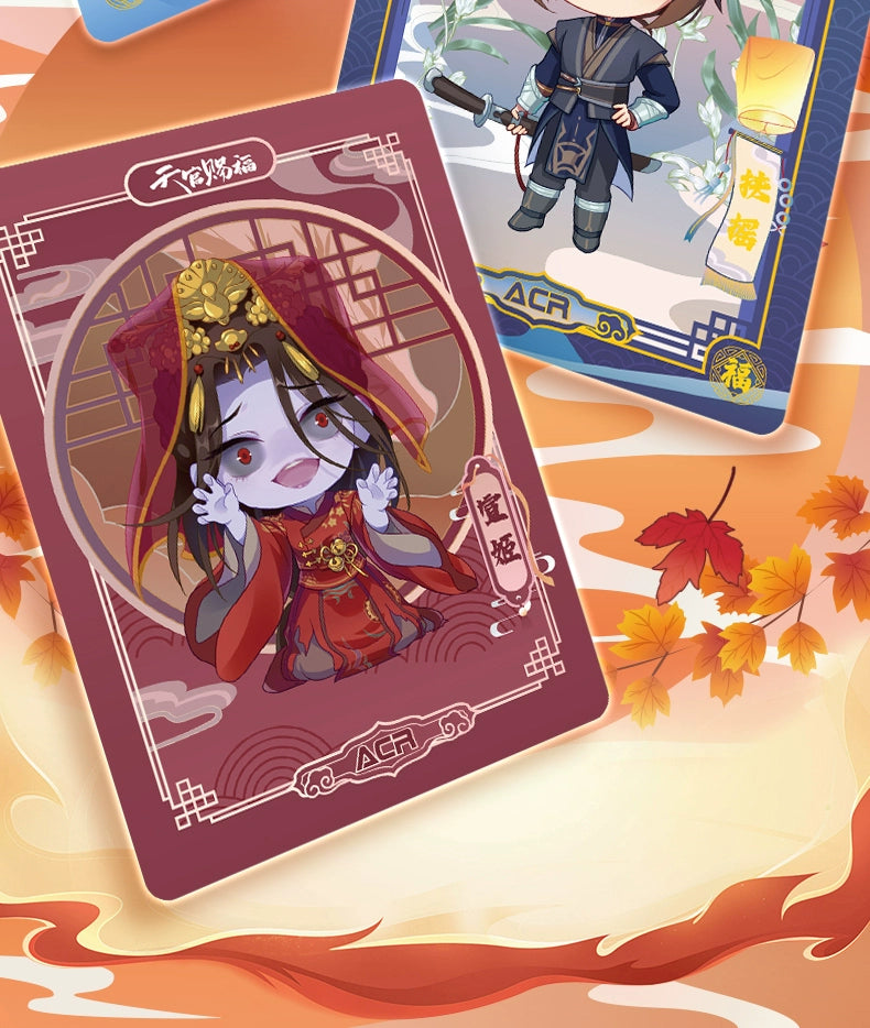Heavenly Official Blessing丨Animation Standing Card Flower Xie Painting Shadow Blessing Edition Genuine Card Acrylic Decoration Surrounding Cards