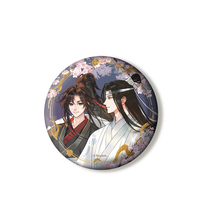MDZS丨Magic Road Patriarch Animation Peripheral "Moon Full Qin Rhyme" Series Wei Wuxian Lan Wangji Standing Brand Badge Polaroid
