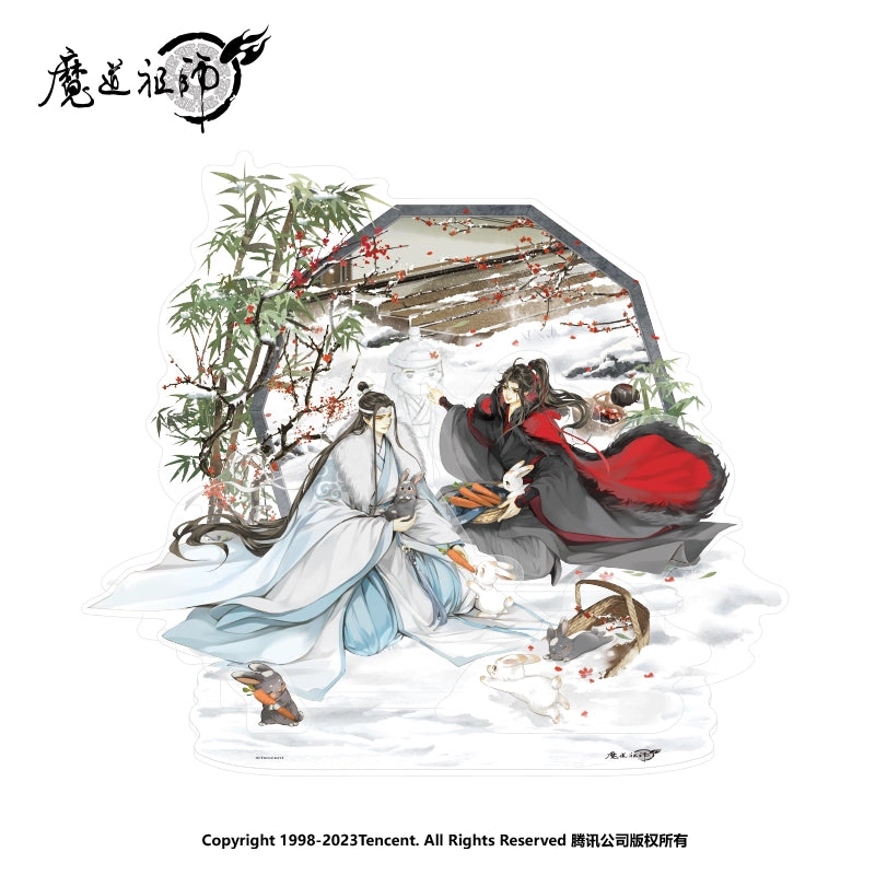 MDZS丨Official Genuine Magic Dao Patriarch Animation Peripheral Standing Brand Wei Wuxian Lan Forget Machine Qin Se and Yun Xiaohan Ornament in stock