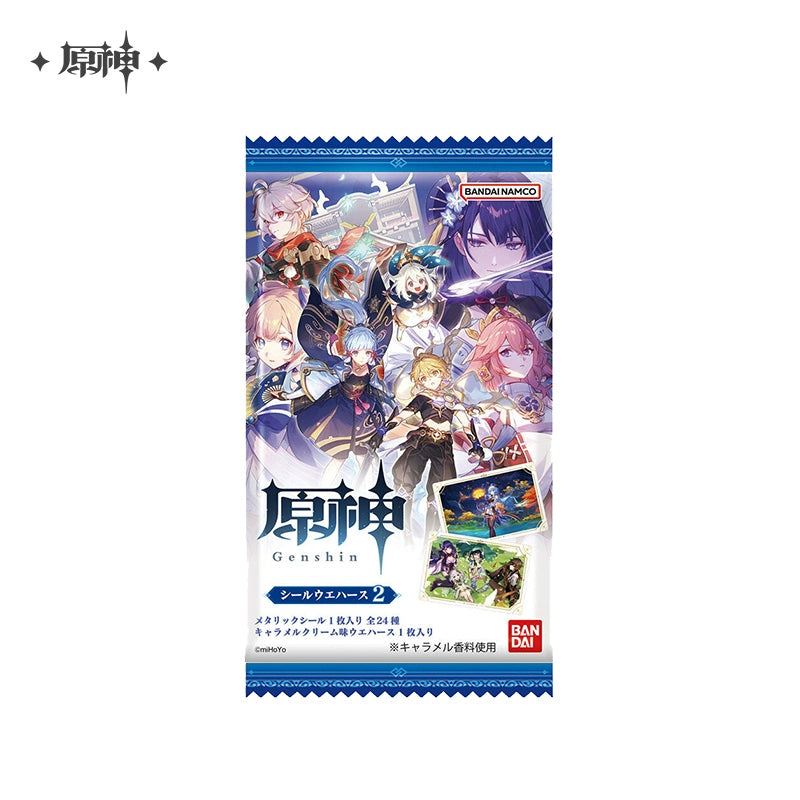 Genshin Impact | Official Wafer Stickers Vol. 2 – Caramel Flavor Blind Box