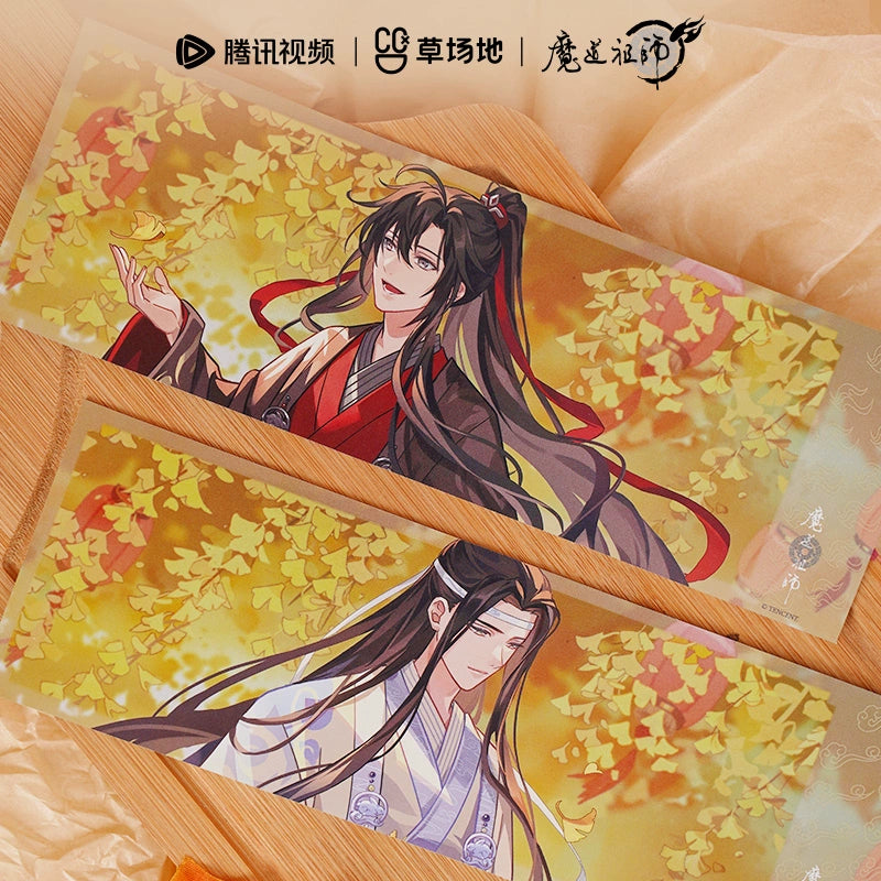 MDZS丨Magic Road Patriarch Animation Official Genuine Autumn Zui Weiyang Series Peripheral Emblem Standing Brand Color Paper Transparent Card Polaroid