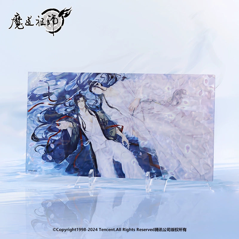 MDZS丨Nan Manshe Genuine, Magic Dao Patriarch Animation Peripheral Qingmeng Galaxy & Lotus Pond Rest Series Badge Ornament Color Paper