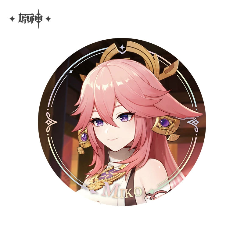Genshin Impact丨Character PV Series Tinplate Badges