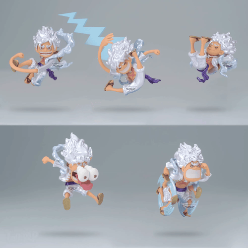 OnePiece丨WCF Nika Luffy Gear Fifth Luffy Electroplated Prize Figure