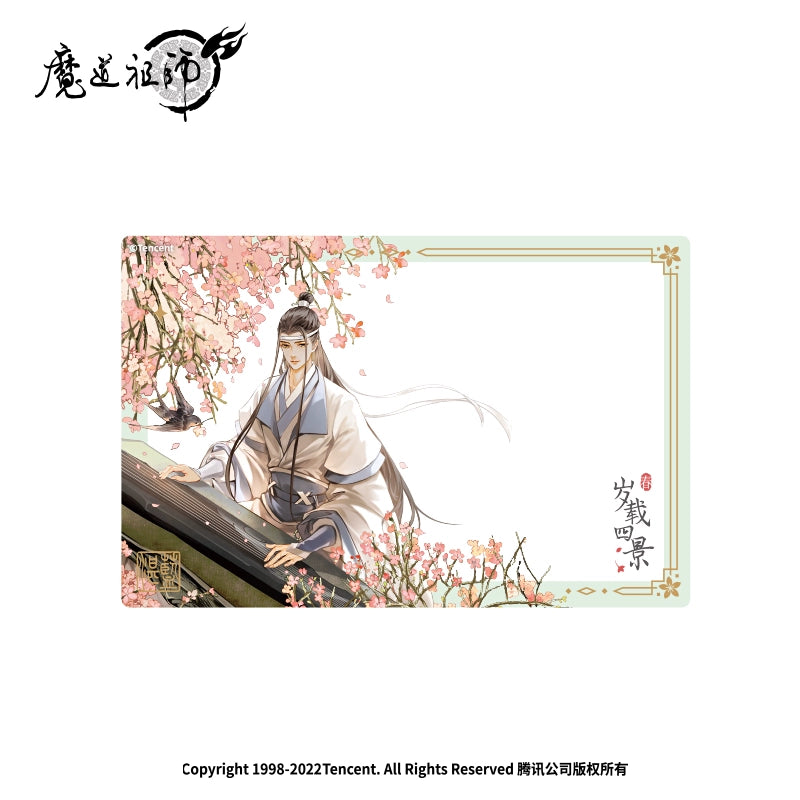 MDZS丨Genuine Nanmanshe, "Four Scenes of the Year" around Modao Patriarch Animation, spring standing brand badge quicksand ornament