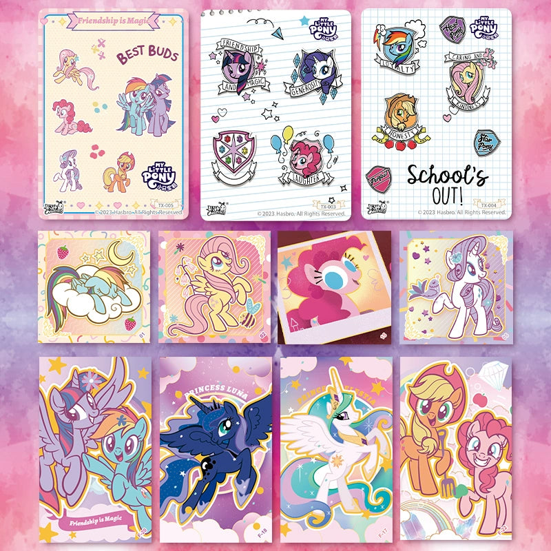 My Little Pony Stickers| Heartfelt Joy Pack, Sweetheart Party Collection Stickers, Official Authentic Toy Peripheral Cards