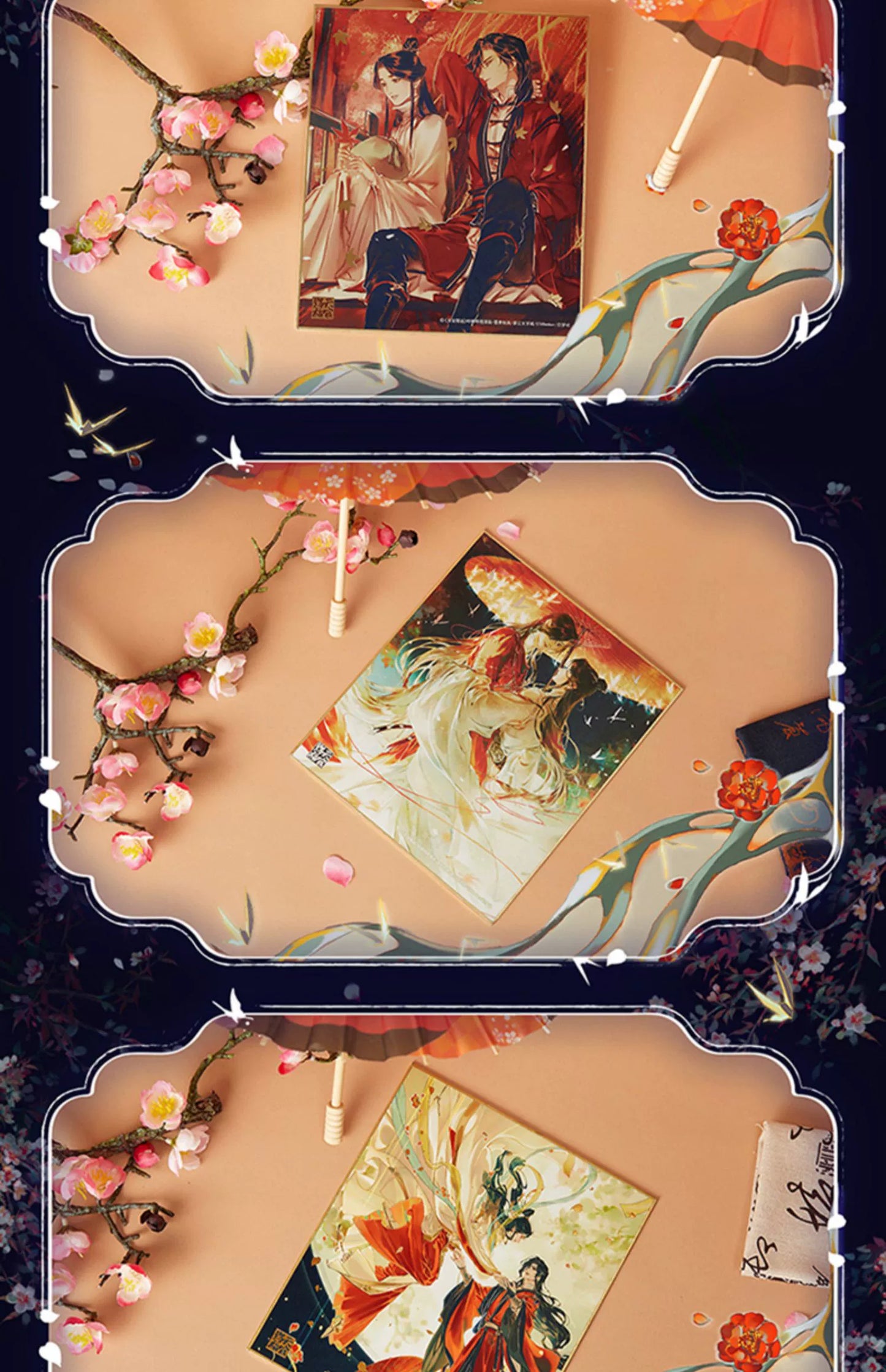Animation Official Genuine Tianguan Blessing Peripheral Colored Paper Xie Lianhua City CP Secondary Comic Gift