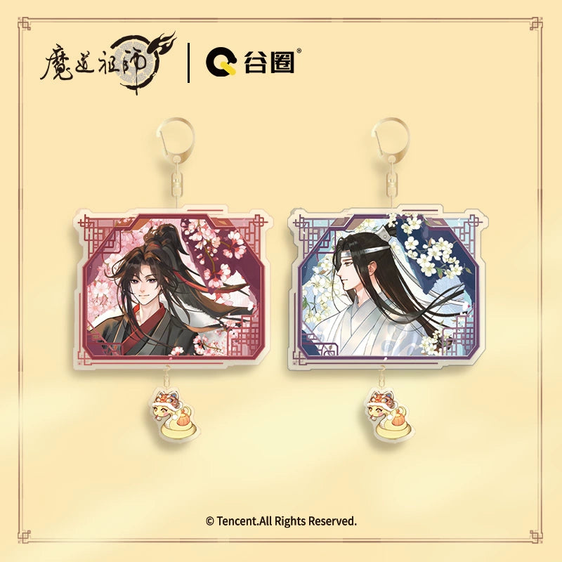 MDZS丨Magic Road Patriarch Animation Peripheral "Moon Full Qin Rhyme" Series Wei Wuxian Lan Wangji Standing Brand Badge Polaroid