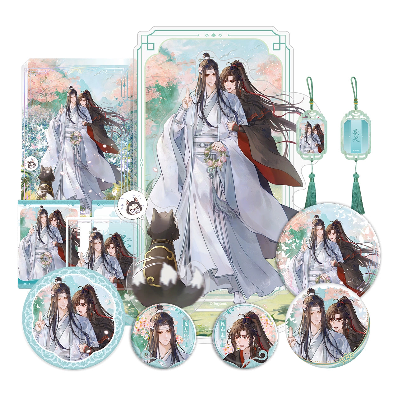 MDZS丨The genuine version of Nanmanshe, around the animation of the Patriarch of the Demon Dao, the dog-fearing series Wei Wuxian Lan forgot the machine badge Ba Zituka