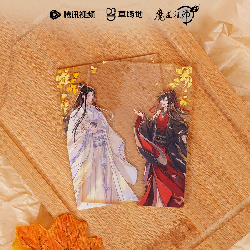 MDZS丨Magic Road Patriarch Animation Official Genuine Autumn Zui Weiyang Series Peripheral Emblem Standing Brand Color Paper Transparent Card Polaroid