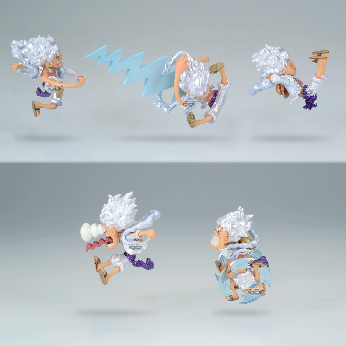 OnePiece丨WCF Nika Luffy Gear Fifth Luffy Electroplated Prize Figure