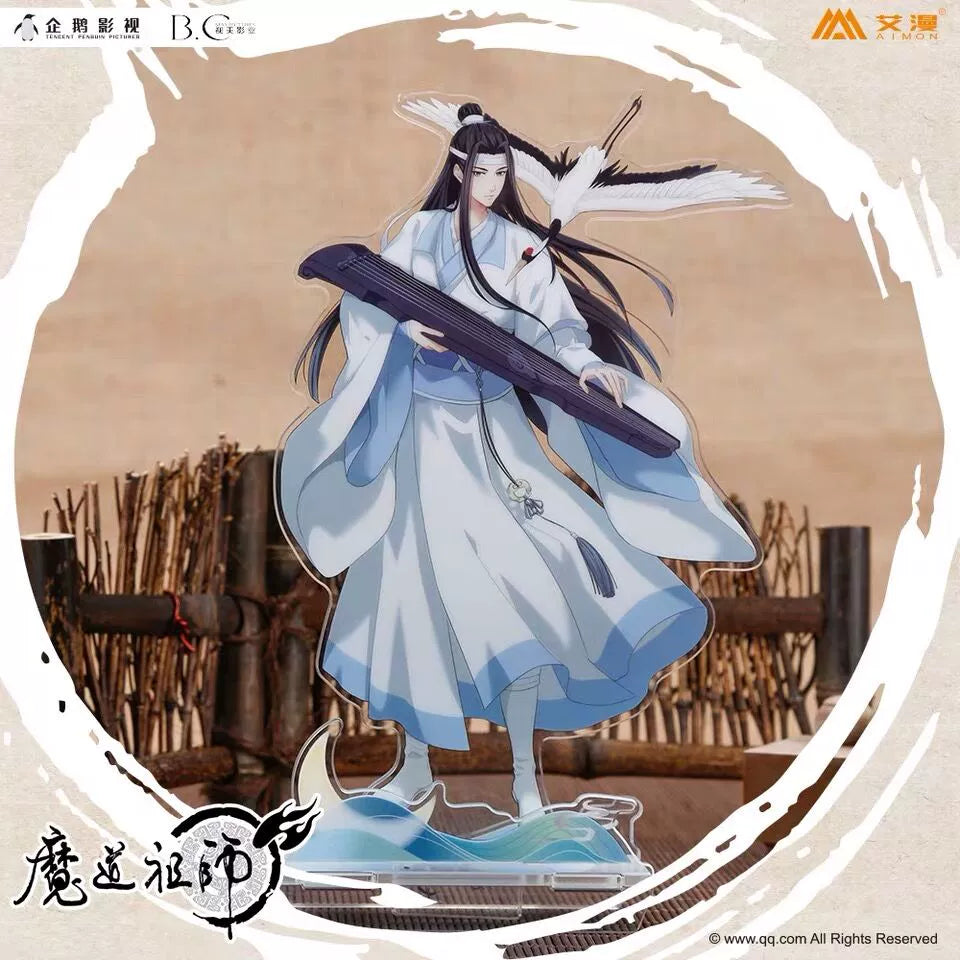MDZS丨Official Genuine Magic Dao Patriarch Animation Peripheral Standing Brand Wei Wuxian Lan Forget Machine Qin Se and Yun Xiaohan Ornament in stock