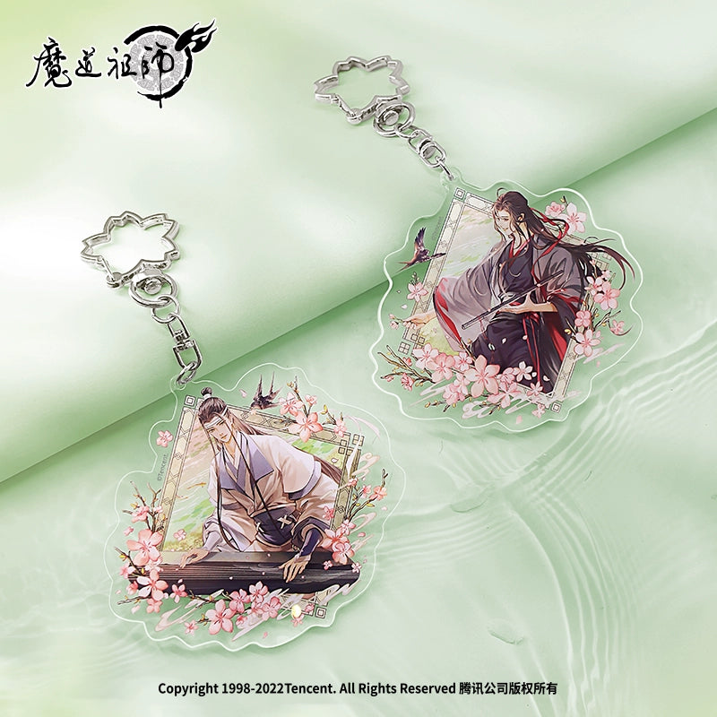 MDZS丨Genuine Nanmanshe, "Four Scenes of the Year" around Modao Patriarch Animation, spring standing brand badge quicksand ornament