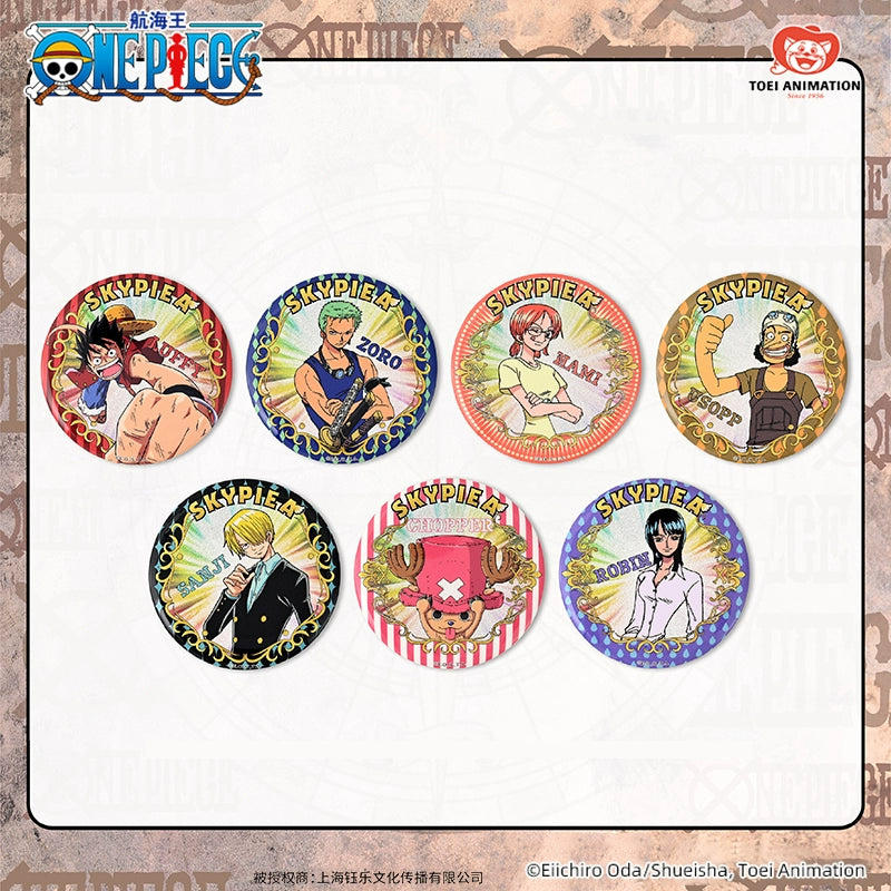 One Piece丨25th Anniversary Limited Chapter Series Badge (Baji) Blind Box