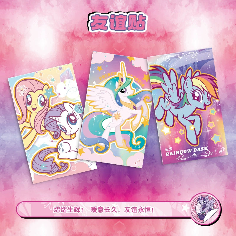 My Little Pony Stickers| Heartfelt Joy Pack, Sweetheart Party Collection Stickers, Official Authentic Toy Peripheral Cards