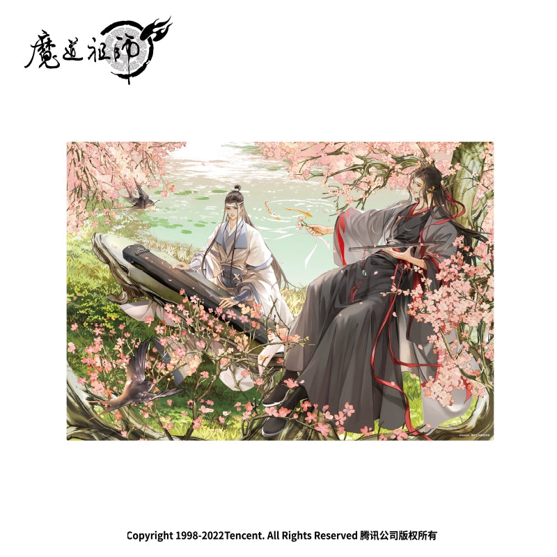 MDZS丨Genuine Nanmanshe, "Four Scenes of the Year" around Modao Patriarch Animation, spring standing brand badge quicksand ornament