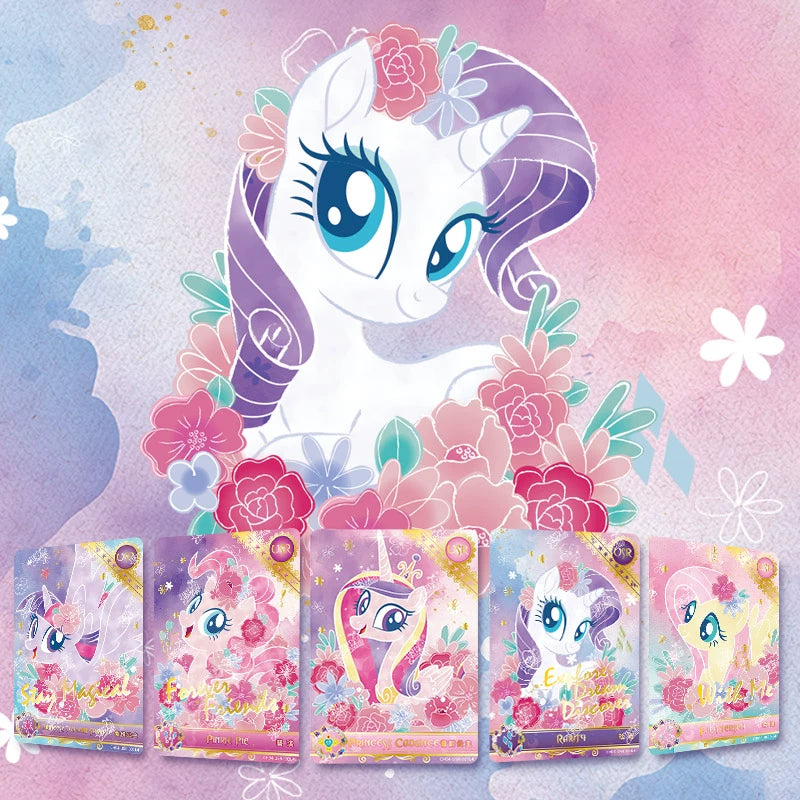 My Little Pony Cards|A Whole Box of Rainbow 4, Huiyue 8, Fun Shadow Packs, Official Authentic Card Album and Cards