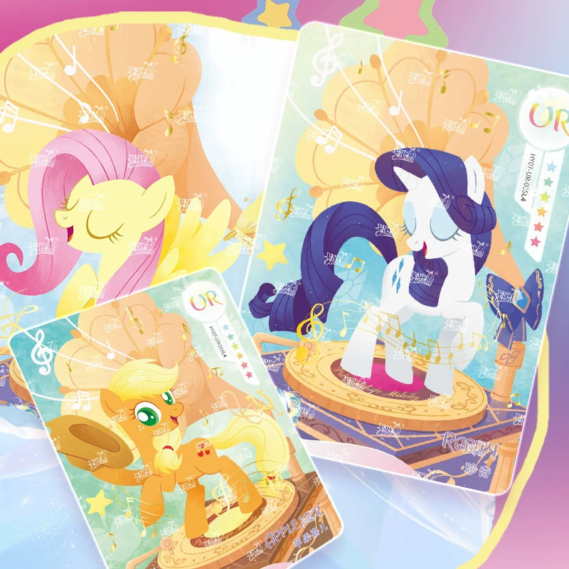 My Little Pony丨A Whole Box of Fun Shadow Packs, Official Authentic Huiyue 8, Rainbow 4 Card Packs and Cards