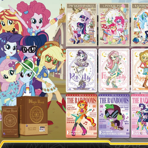 My Little Pony Cards|Book of Magic, a Whole Box of Friendship Sonic Boom Cards, Official Equestria Girls Cards
